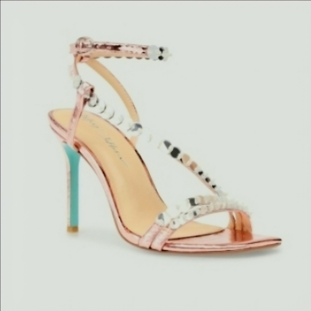 Blue By Betsy Johnson Asher Sandals / Heels Size 6 NW Replacement Box